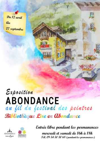 Couverture de Exposition Au fil du festival des peintres